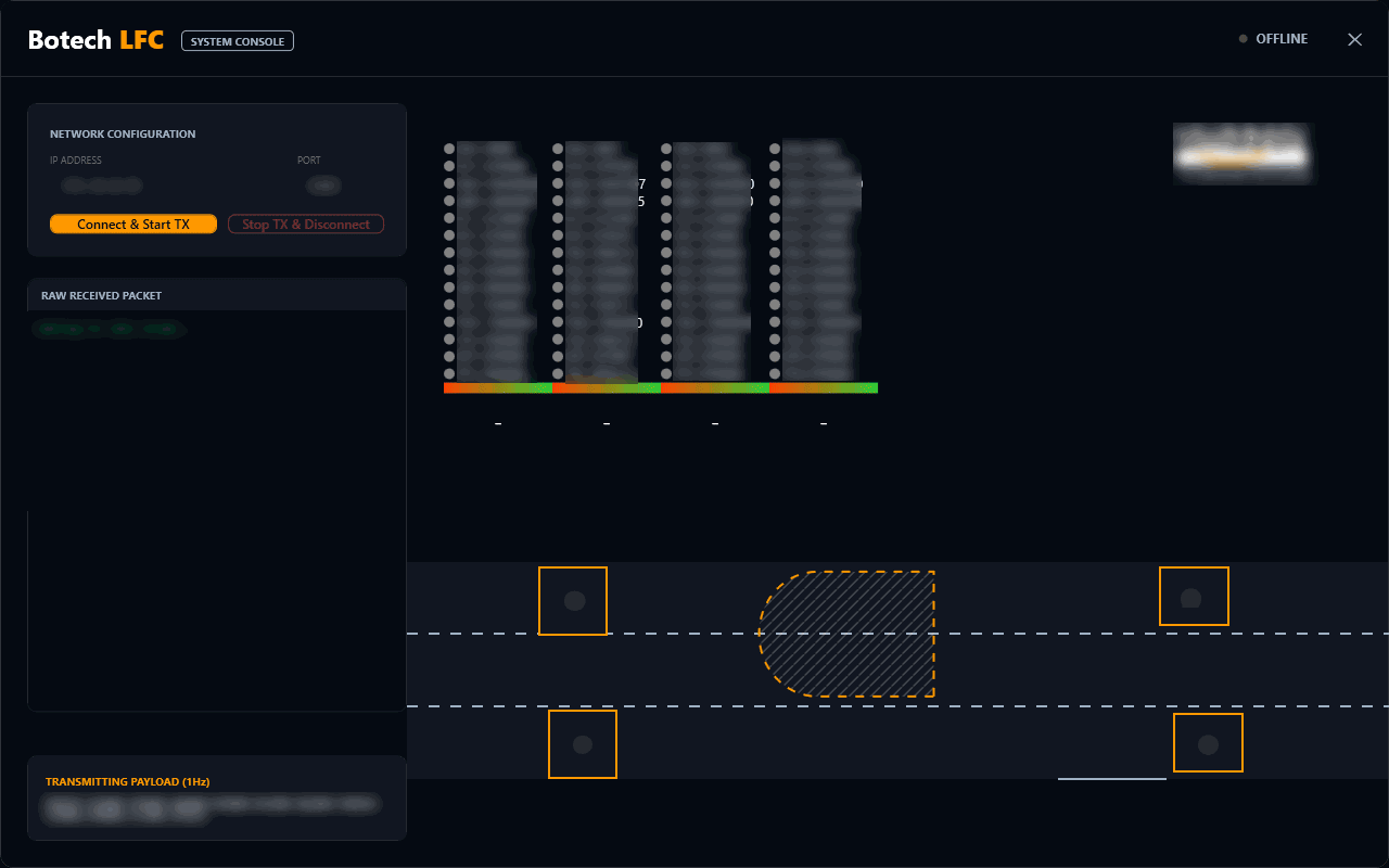 Lane Flow Control System (LFC) Demo showing vehicle detection and flow logic